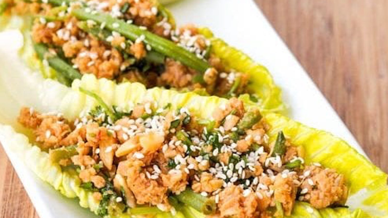 Romaine Lettuce Wraps with Walnut and Parsley Pate Star Magic